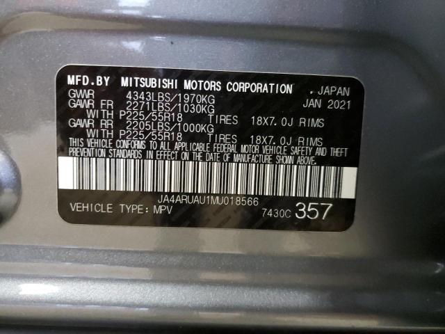 JA4ARUAU1MU018566 - 2021 MITSUBISHI OUTLANDER ES GRAY photo 12