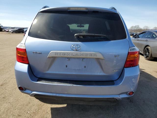 JTEES41A482103089 - 2008 TOYOTA HIGHLANDER BLUE photo 6