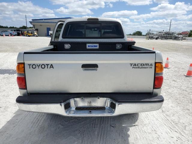 5TEGN92N53Z251016 - 2003 TOYOTA TACOMA DOUBLE CAB PRERUNNER GRAY photo 6