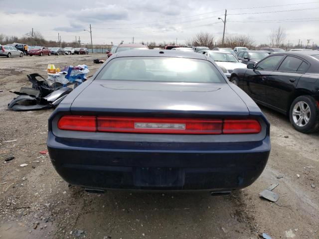 2C3CDYAG1EH225689 - 2014 DODGE CHALLENGER SXT BLUE photo 6