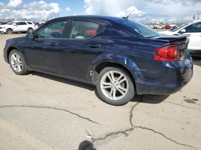 1C3CDZCB7CN182942 - 2012 DODGE AVENGER SXT BLUE photo 2