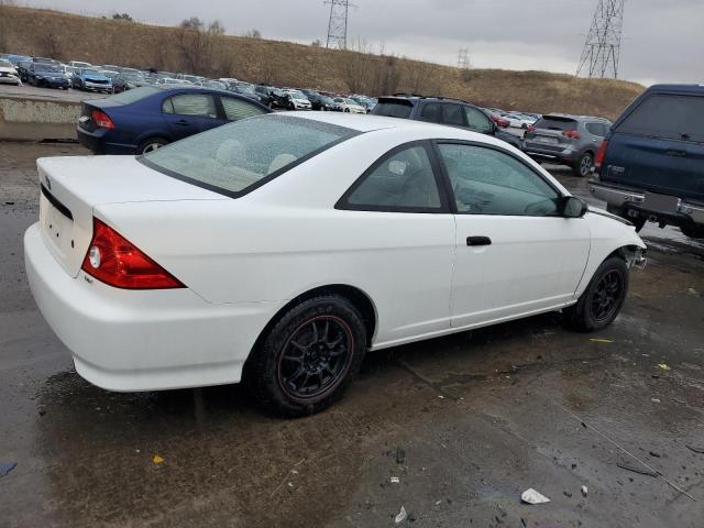 1HGEM21884L062990 - 2004 HONDA CIVIC HX WHITE photo 3