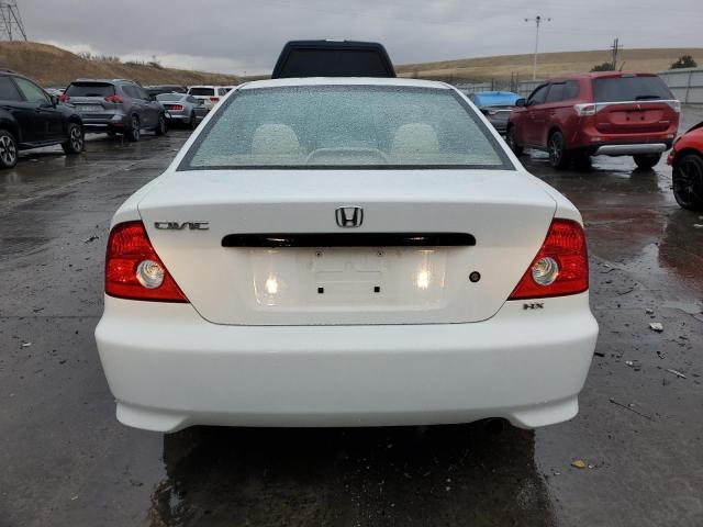 1HGEM21884L062990 - 2004 HONDA CIVIC HX WHITE photo 6