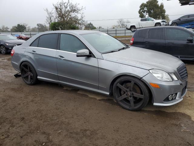 WDDHF7CB5AA210800 - 2010 MERCEDES-BENZ E 550 SILVER photo 4