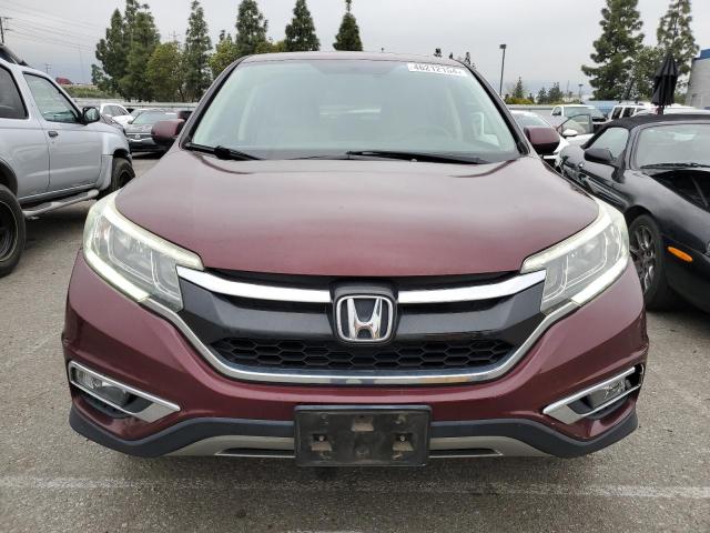 2HKRM3H5XFH521879 - 2015 HONDA CR-V EX BURGUNDY photo 5