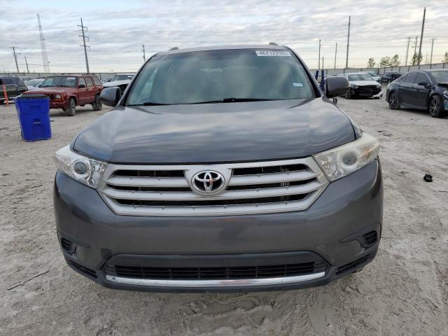 5TDBK3EH6DS217011 - 2013 TOYOTA HIGHLANDER BASE GRAY photo 5