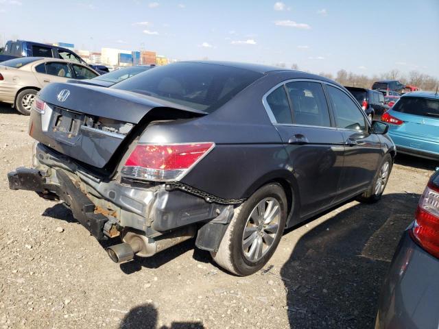 1HGCP2F76BA123227 - 2011 HONDA ACCORD EX GRAY photo 3