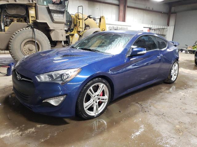 KMHHU6KJXFU129909 - 2015 HYUNDAI GENESIS CO 3.8L BLUE photo 1