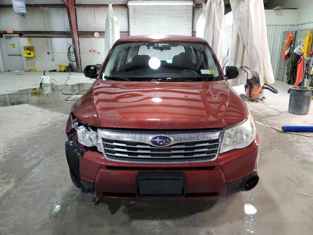 JF2SH61659H784750 - 2009 SUBARU FORESTER 2.5X RED photo 5