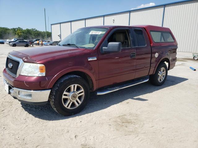 1FTRX12515FA41646 - 2005 FORD F150 BURGUNDY photo 1