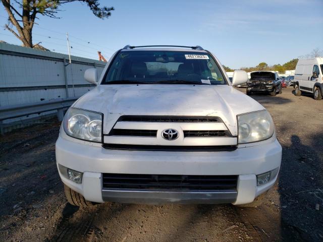 JTEBU17R148026942 - 2004 TOYOTA 4RUNNER LIMITED WHITE photo 5