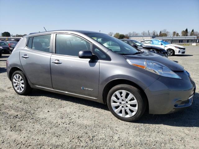 1N4AZ0CP2GC304318 - 2016 NISSAN LEAF S GRAY photo 4