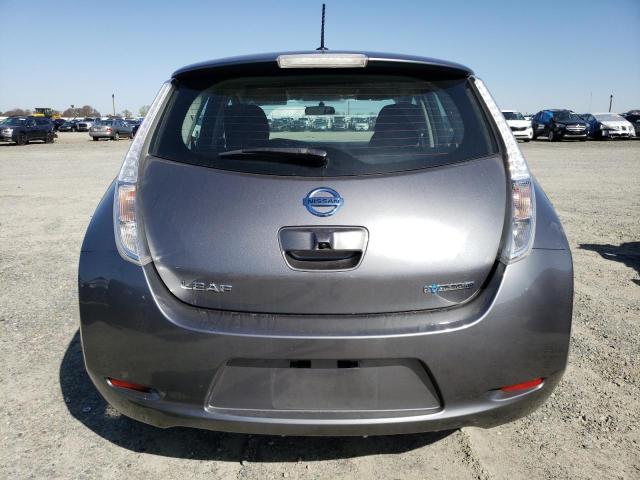 1N4AZ0CP2GC304318 - 2016 NISSAN LEAF S GRAY photo 6