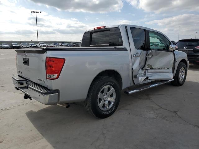 1N6BA0EDXEN507450 - 2014 NISSAN TITAN S SILVER photo 3