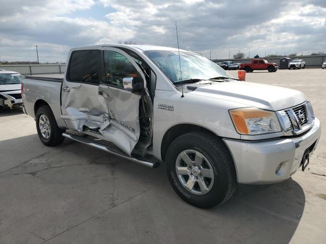 1N6BA0EDXEN507450 - 2014 NISSAN TITAN S SILVER photo 4