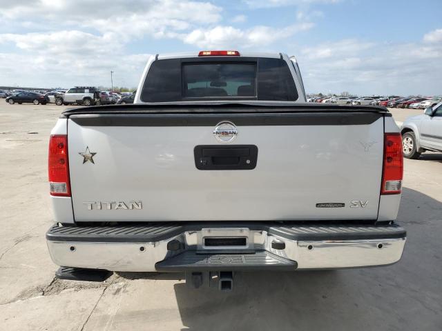 1N6BA0EDXEN507450 - 2014 NISSAN TITAN S SILVER photo 6