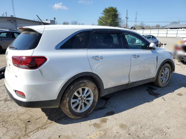 5XYPG4A39KG611345 - 2019 KIA SORENTO L WHITE photo 3