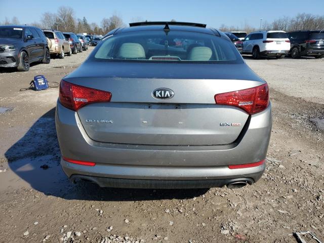 5XXGN4A76DG231038 - 2013 KIA OPTIMA EX GRAY photo 6