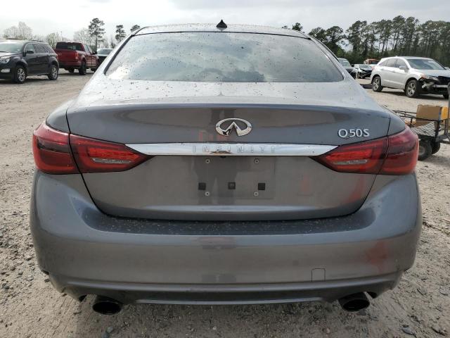 JN1EV7AP0JM350365 - 2018 INFINITI Q50 LUXE GRAY photo 6