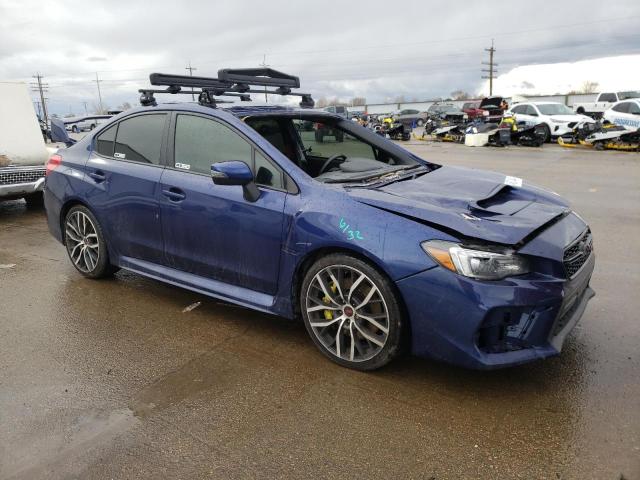 JF1VA2S69M9807754 - 2021 SUBARU WRX STI BLUE photo 4