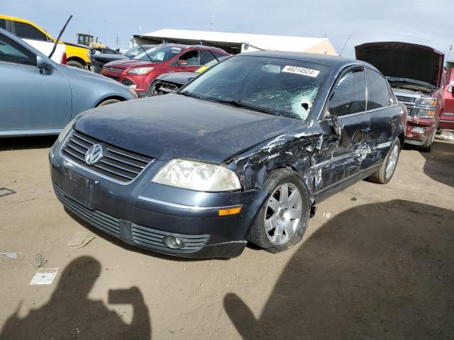 WVWTH63B43P357411 - 2003 VOLKSWAGEN PASSAT GLX 4MOTION CHARCOAL photo 1