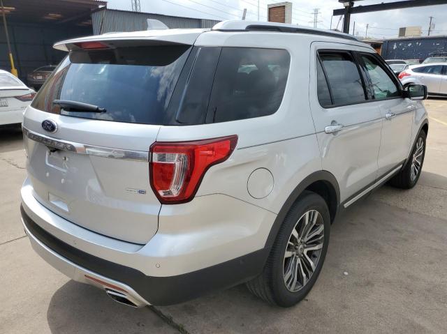 1FM5K8HT2GGB70399 - 2016 FORD EXPLORER PLATINUM GRAY photo 4