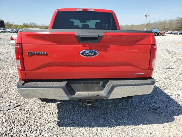 1FTEW1EF1GFC30967 - 2016 FORD F150 SUPERCREW RED photo 6