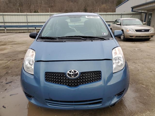 JTDJT923685206624 - 2008 TOYOTA YARIS BLUE photo 5