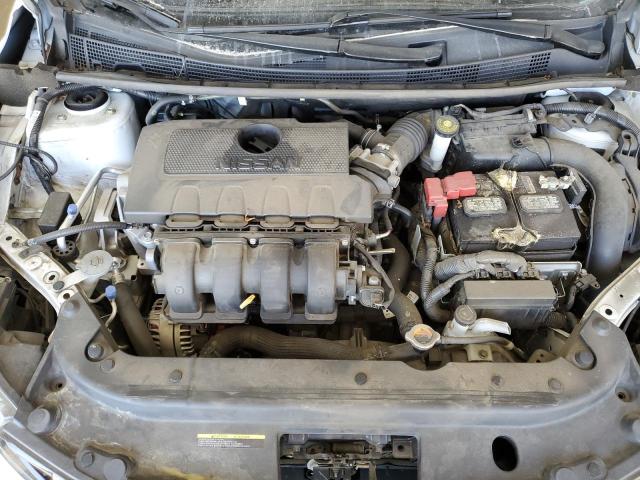 3N1AB7AP7KY402046 - 2019 NISSAN SENTRA S WHITE photo 11