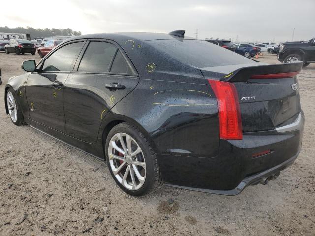 1G6AN5SY0G0107021 - 2016 CADILLAC ATS-V BLACK photo 2