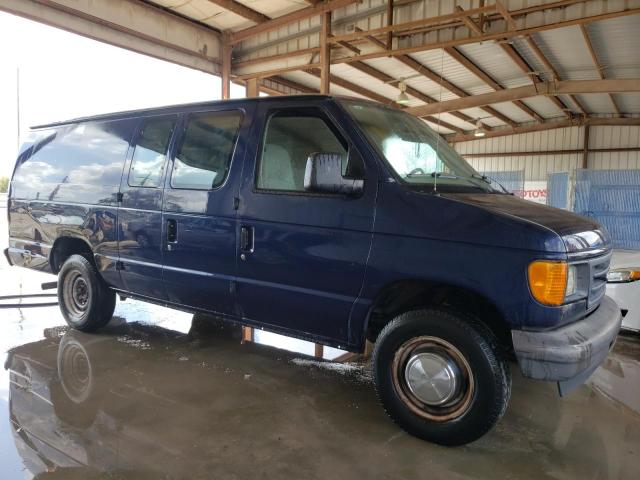 1FTNS24L45HB33370 - 2005 FORD ECONOLINE E250 VAN BLUE photo 4