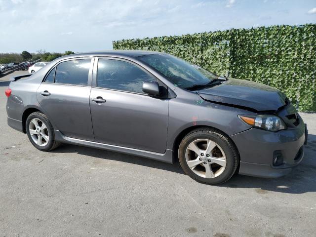 5YFBU4EE0DP144863 - 2013 TOYOTA COROLLA BASE GRAY photo 4