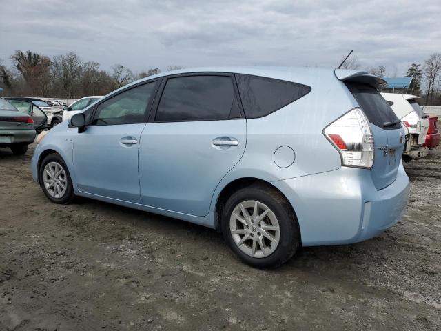 JTDZN3EU8C3156179 - 2012 TOYOTA PRIUS V BLUE photo 2