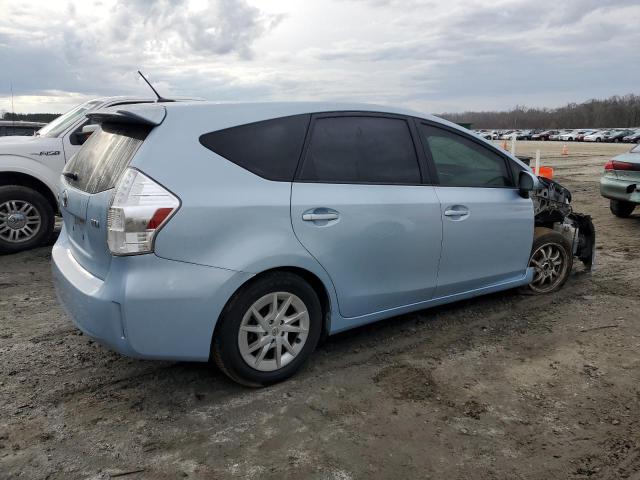 JTDZN3EU8C3156179 - 2012 TOYOTA PRIUS V BLUE photo 3