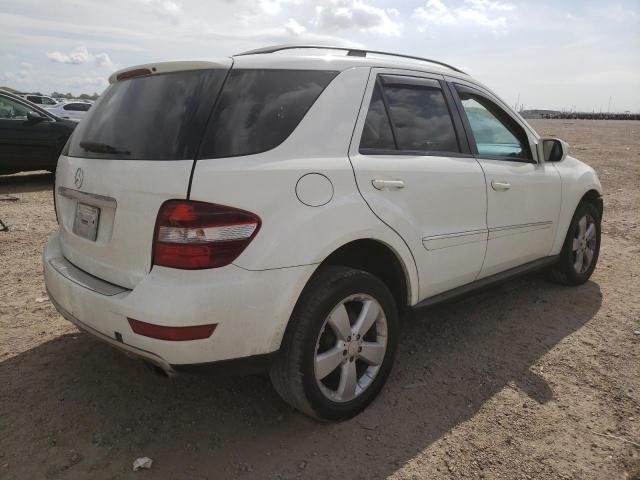 4JGBB56EX9A514427 - 2009 MERCEDES-BENZ ML 350 WHITE photo 3