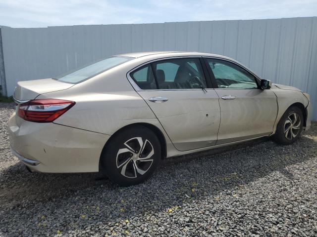 1HGCR2F32GA165554 - 2016 HONDA ACCORD LX GOLD photo 3