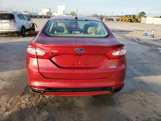 3FA6P0H99DR388849 - 2013 FORD FUSION SE RED photo 6