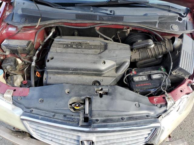 2HKRL18542H506960 - 2002 HONDA ODYSSEY LX RED photo 12