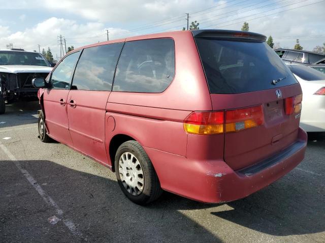 2HKRL18542H506960 - 2002 HONDA ODYSSEY LX RED photo 2