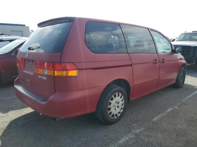 2HKRL18542H506960 - 2002 HONDA ODYSSEY LX RED photo 3