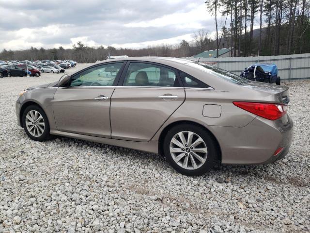 5NPEC4AC7EH914737 - 2014 HYUNDAI SONATA SE BROWN photo 2