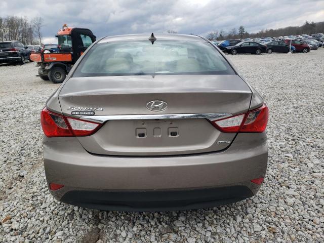 5NPEC4AC7EH914737 - 2014 HYUNDAI SONATA SE BROWN photo 6