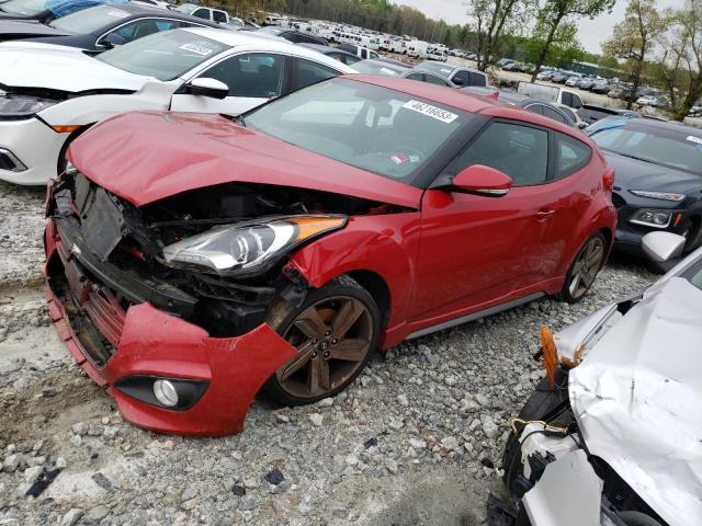 KMHTC6AE5DU146356 - 2013 HYUNDAI VELOSTER TURBO RED photo 1