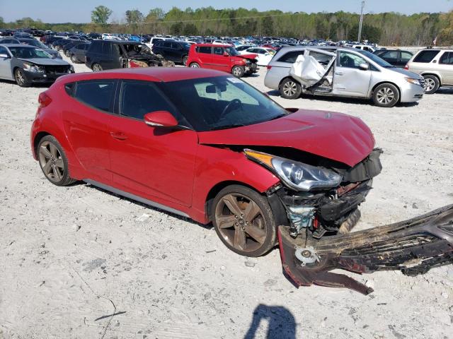 KMHTC6AE5DU146356 - 2013 HYUNDAI VELOSTER TURBO RED photo 4