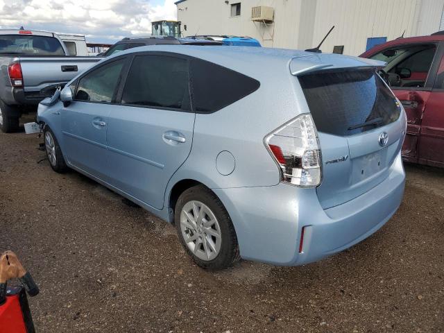 JTDZN3EU0EJ005691 - 2014 TOYOTA PRIUS V BLUE photo 2