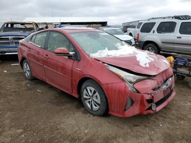 JTDKARFUXG3525354 - 2016 TOYOTA PRIUS RED photo 4