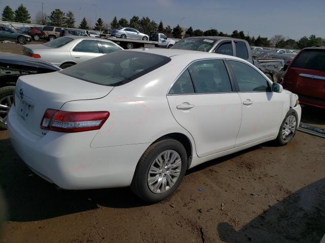 4T4BF3EK2BR206517 - 2011 TOYOTA CAMRY BASE WHITE photo 3