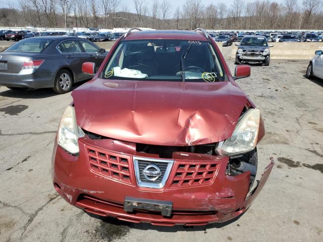 JN8AS58V78W120113 - 2008 NISSAN ROGUE S RED photo 5