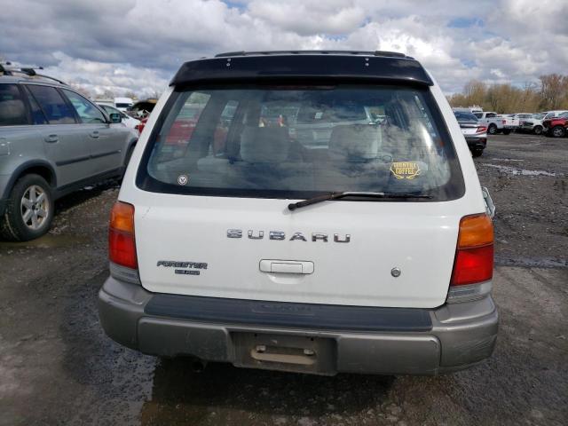 JF1SF6559WH770566 - 1998 SUBARU FORESTER S WHITE photo 6