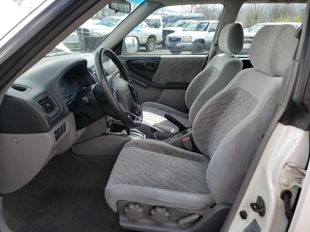 JF1SF6559WH770566 - 1998 SUBARU FORESTER S WHITE photo 7
